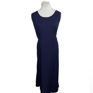 Unbranded Long Sleeveless Navy Straight Dress 18W